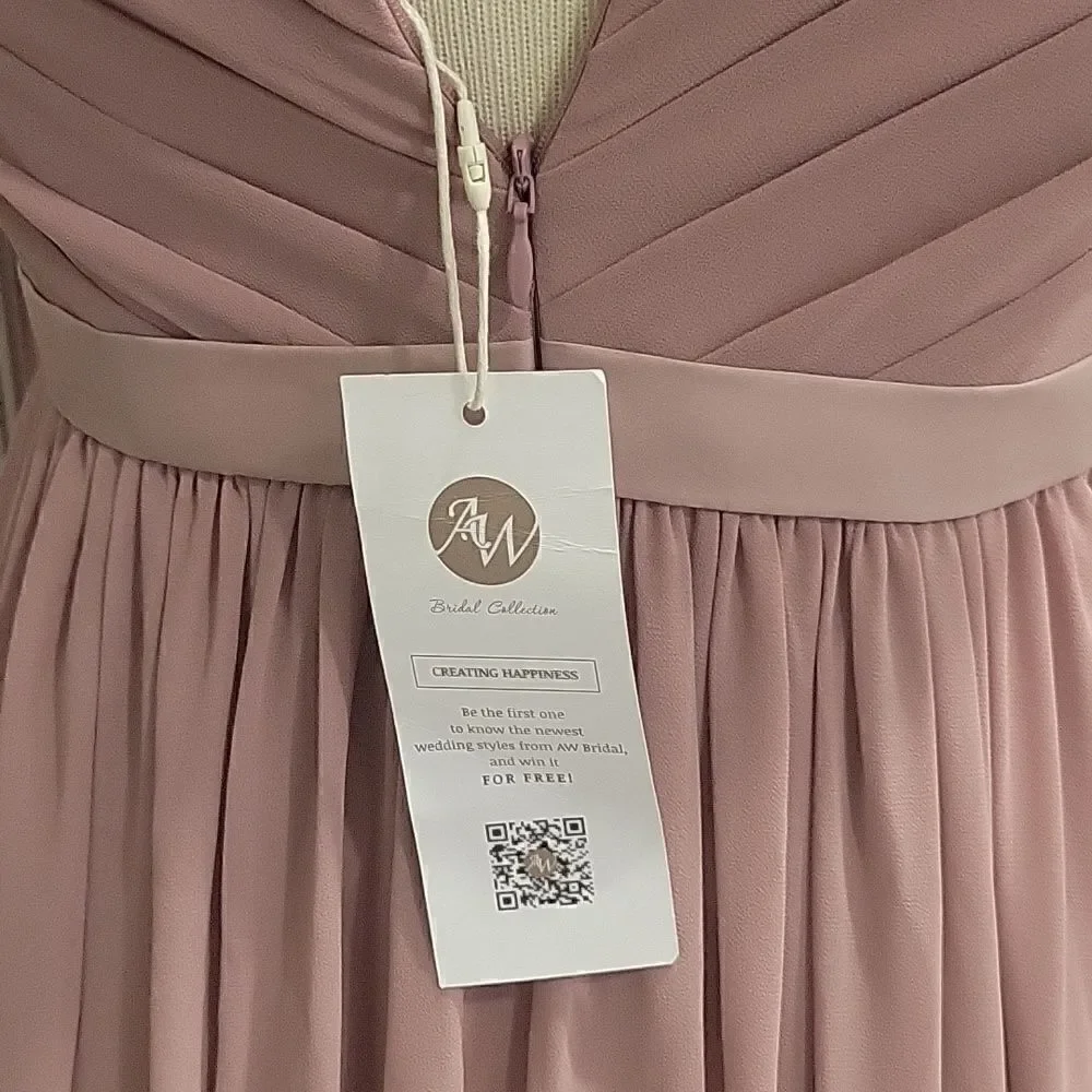 AW Bridesmaid Dresses for Women Chiffon Long Formal Dress for Wedding Party